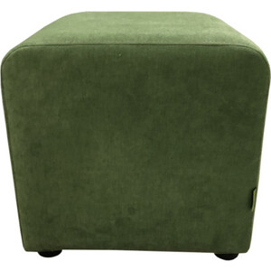 Пуф Мягкий офис Классик микровельвет зеленый