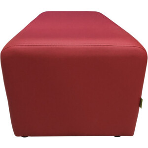 Банкетка Мягкий офис Параллелепипед одноместная красная