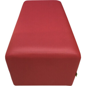Банкетка Мягкий офис Параллелепипед одноместная красная