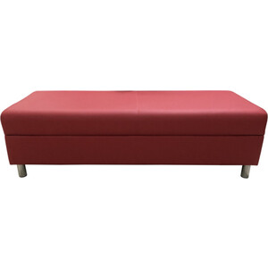 Банкетка Мягкий офис Флагман двухместная красная