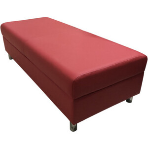 Банкетка Мягкий офис Флагман двухместная красная