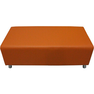 Банкетка Мягкий офис Классик двухместная оранжевая
