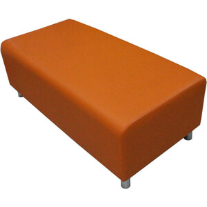 Банкетка Мягкий офис Классик двухместная оранжевая
