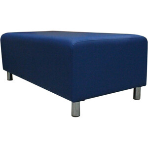 Банкетка Мягкий офис Классик двухместная синяя