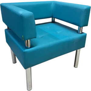 Кресло Мягкий офис Сатурн бирюзовое