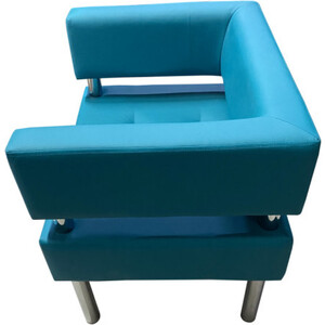 Кресло Мягкий офис Сатурн бирюзовое