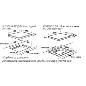 Индукционная варочная панель Kuppersbusch KI 6560.0 SR