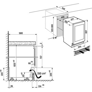 Встраиваемый винный шкаф Liebherr UWgbi 3682