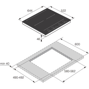 Индукционная варочная панель Asko HID654MC