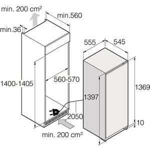 Встраиваемая морозильная камера Asko FN31442EI