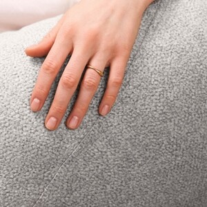 Кресло бескаркасное Mypuff груша, Светло-серый, размер XXXXL- Комфорт, букле