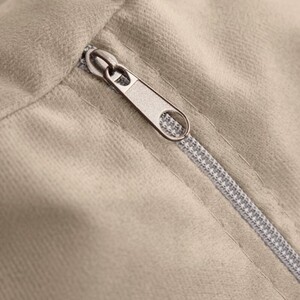 Кресло бескаркасное Mypuff груша, Бежевый, размер XXXL- Стандарт, велюр