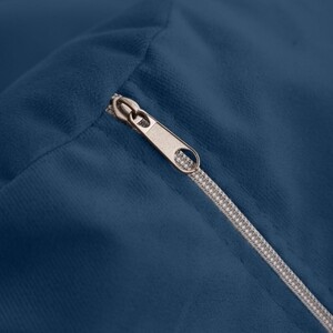 Кресло бескаркасное Mypuff груша, Темно-синий, размер XXXL- Стандарт, велюр