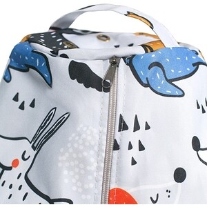 Кресло бескаркасное Mypuff груша, Веселые собачки, размер XXXXL- Комфорт, мебельный хлопок