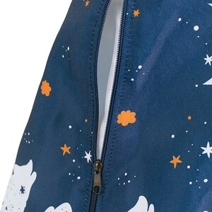 Кресло бескаркасное Mypuff груша, Сказочный волк, размер XXXL- Стандарт, мебельный хлопок