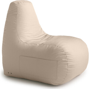 Кресло-пуф шезлонг Mypuff Бежевый, оксфорд 600