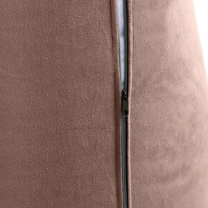 Кресло-пуф Mypuff Люкс Какао, размер XXXXL- Комфорт, мебельный велюр