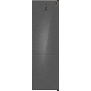 Холодильник Weissgauff WRK 2000 Full NoFrost Inverter Grey Glass