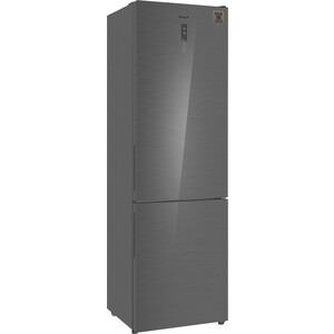 Холодильник Weissgauff WRK 2000 Full NoFrost Inverter Grey Glass