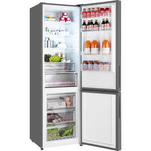 Холодильник Weissgauff WRK 2000 Full NoFrost Inverter Grey Glass