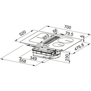 Индукционная варочная панель Franke FSM 709 HI
