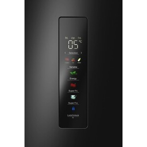Холодильник Meferi MFR83BLACK IX TOTAL NO FROST CROSS DOOR COMFORT