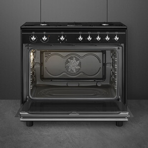 Комбинированная плита Smeg CX91GMBL