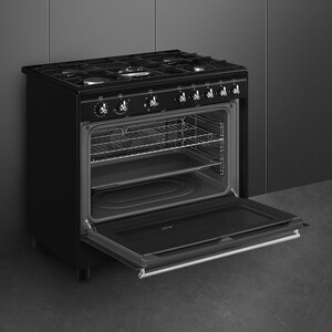 Комбинированная плита Smeg CX91GMBL