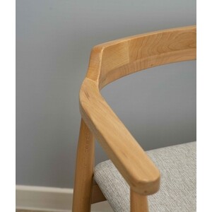 Стул Sheffilton SHT-S204 светлый беж/прозрачный лак