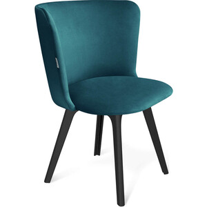 Стул Sheffilton SHT-ST36/S195 альпийский бирюзовый/черный