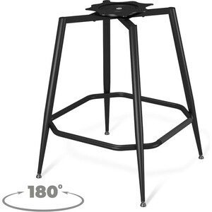 Стул барный Sheffilton SHT-ST19-SF2/S1480 Туманная дымка/черный муар