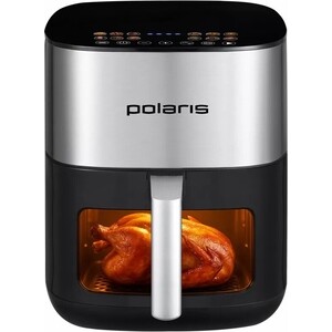 Аэрогриль Polaris PAF 6006DW серебристый/черный