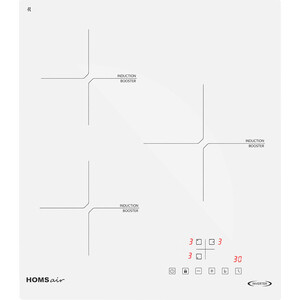 Индукционная варочная панель HOMSair HI43AWH