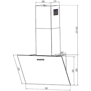 Вытяжка DeLonghi Paula 606 NB