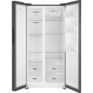 Холодильник Weissgauff WSBS 600 NoFrost Inverter Dark Grey