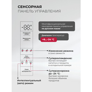 Холодильник Lex LCD485BLID