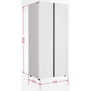 Холодильник Lex LSB525WHGID