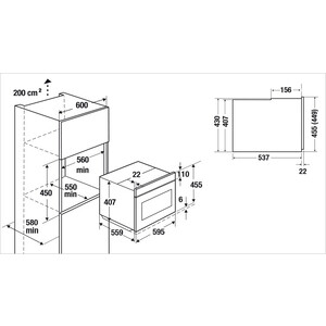 Электрический духовой шкаф Kuppersbusch CBM 6550.0 S5 Black Velvet