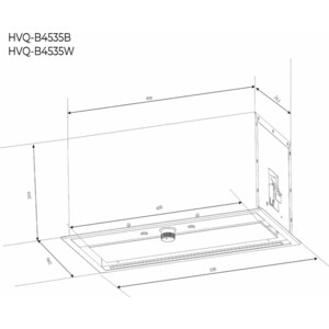 Вытяжка встраиваемая Haier HVQ-B4535B