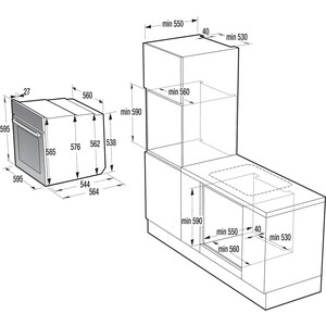 Электрический духовой шкаф Gorenje BOS6747A05DG
