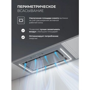 Вытяжка встраиваемая Lex Nova 600 Inverter GR