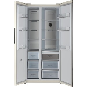 Холодильник Tesler RSD-537BI Marble Beige