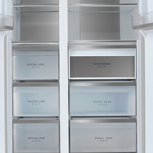 Холодильник Tesler RSD-537BI Marble Beige