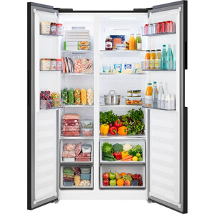 Холодильник Weissgauff WSBS 550 Built-in NoFrost Inverter Black