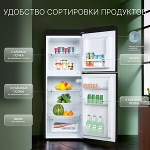 Холодильник Tesler RT-110 BLACK