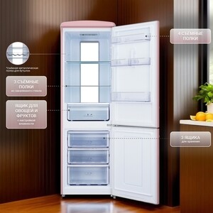 Холодильник Tesler RB-330 DUSTY ROSE