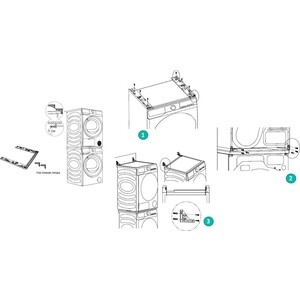 Соединительный элемент Gorenje SKHNE80W/C