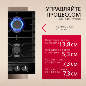 Газовая варочная панель Hansa BHGS611839