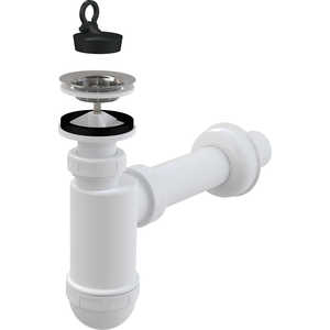 Сифон Alca Plast A41 для умывальника D40 с решеткой D63