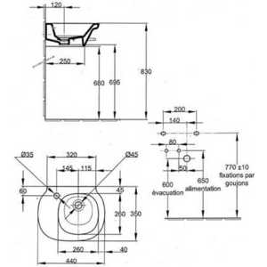 Раковина Jacob Delafon Freelance 44х35 см (E1111-5M)